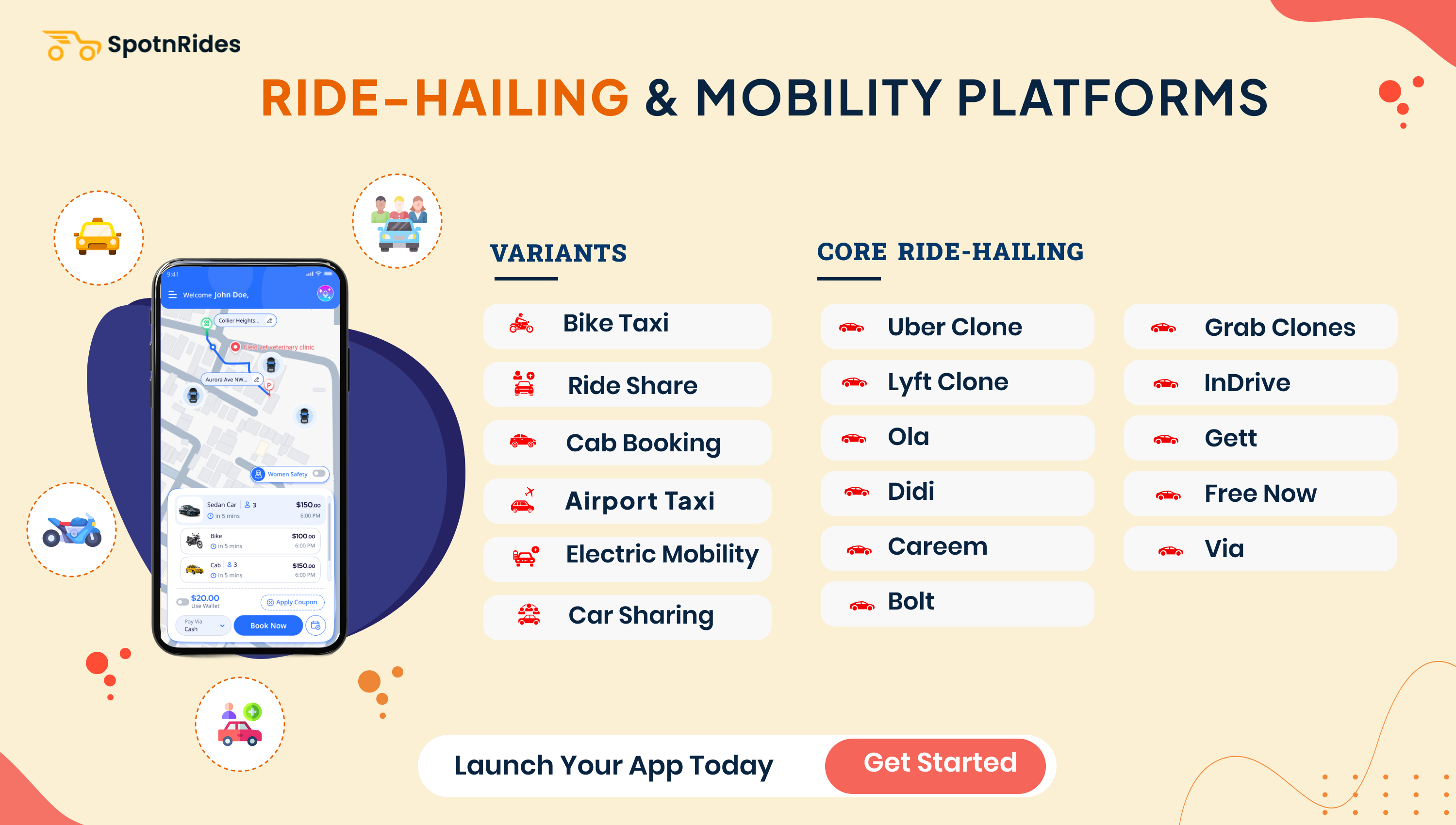 On-demand ride booking